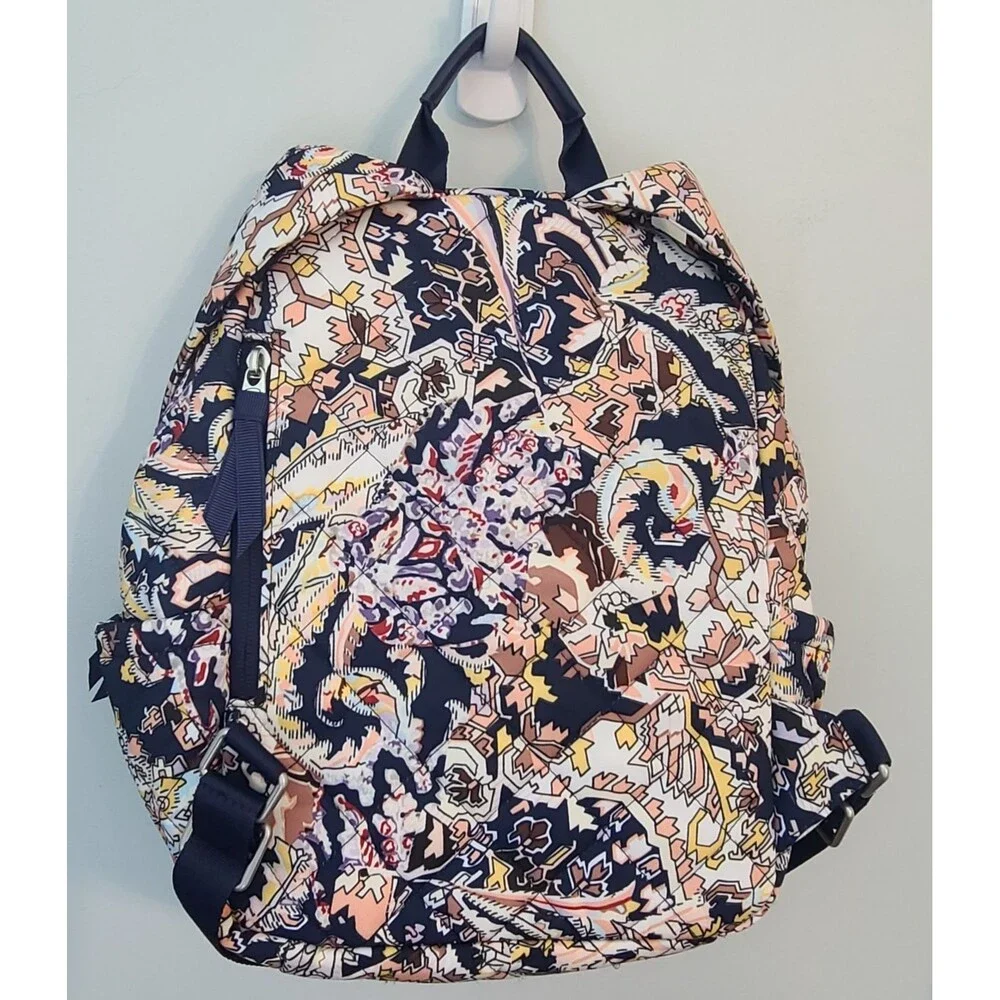 Vera Bradley Small Backpack Colorful Versatile Travel School Work Everyday Boho